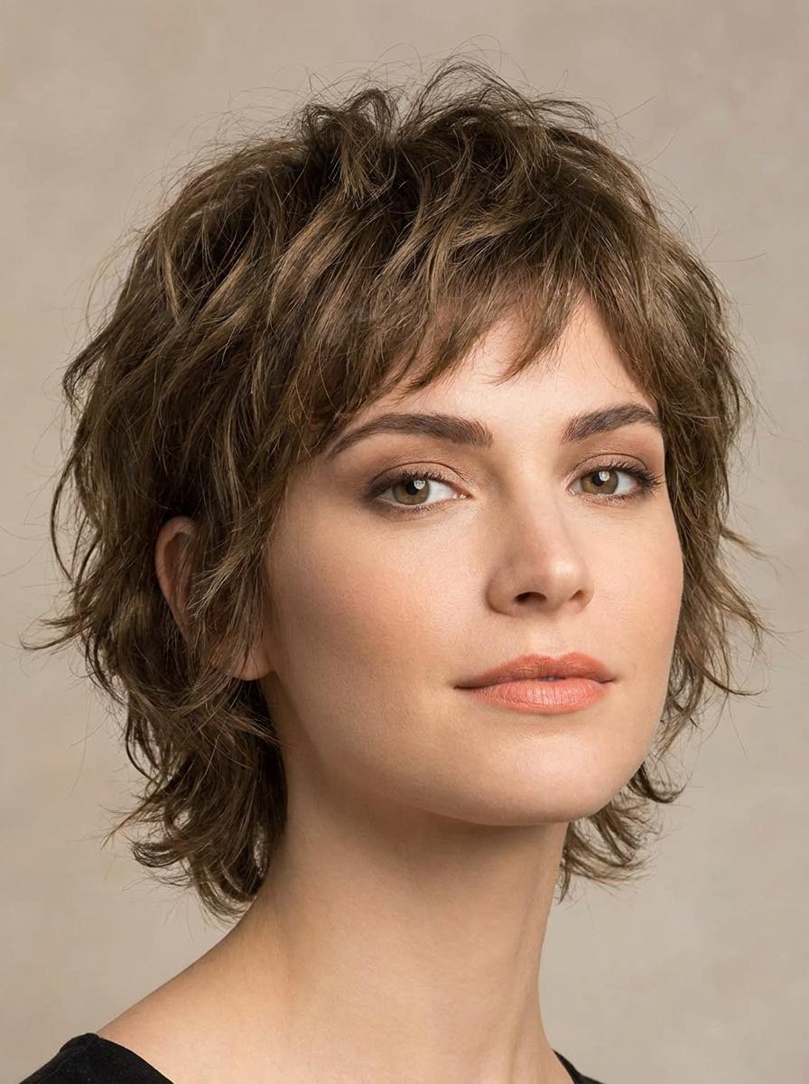 Kurzer Shag Cut – moderne Frisur für kurze Haare